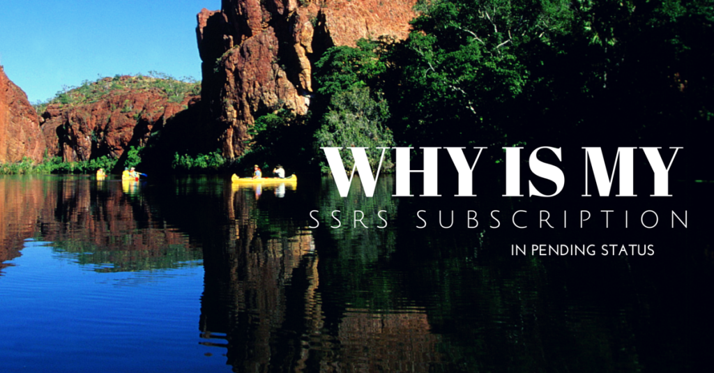 subscription in pending status